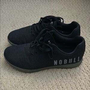 NOBULL Black Athletic Shoes with Knit Upper